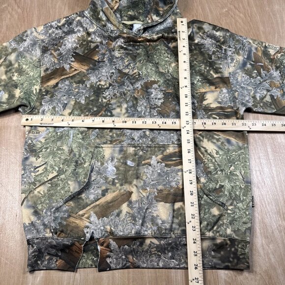 Kings Camo Hoodie Mens Medium Green Pullover Outdoors Hunting Game Size Medium - Picture 4 of 6